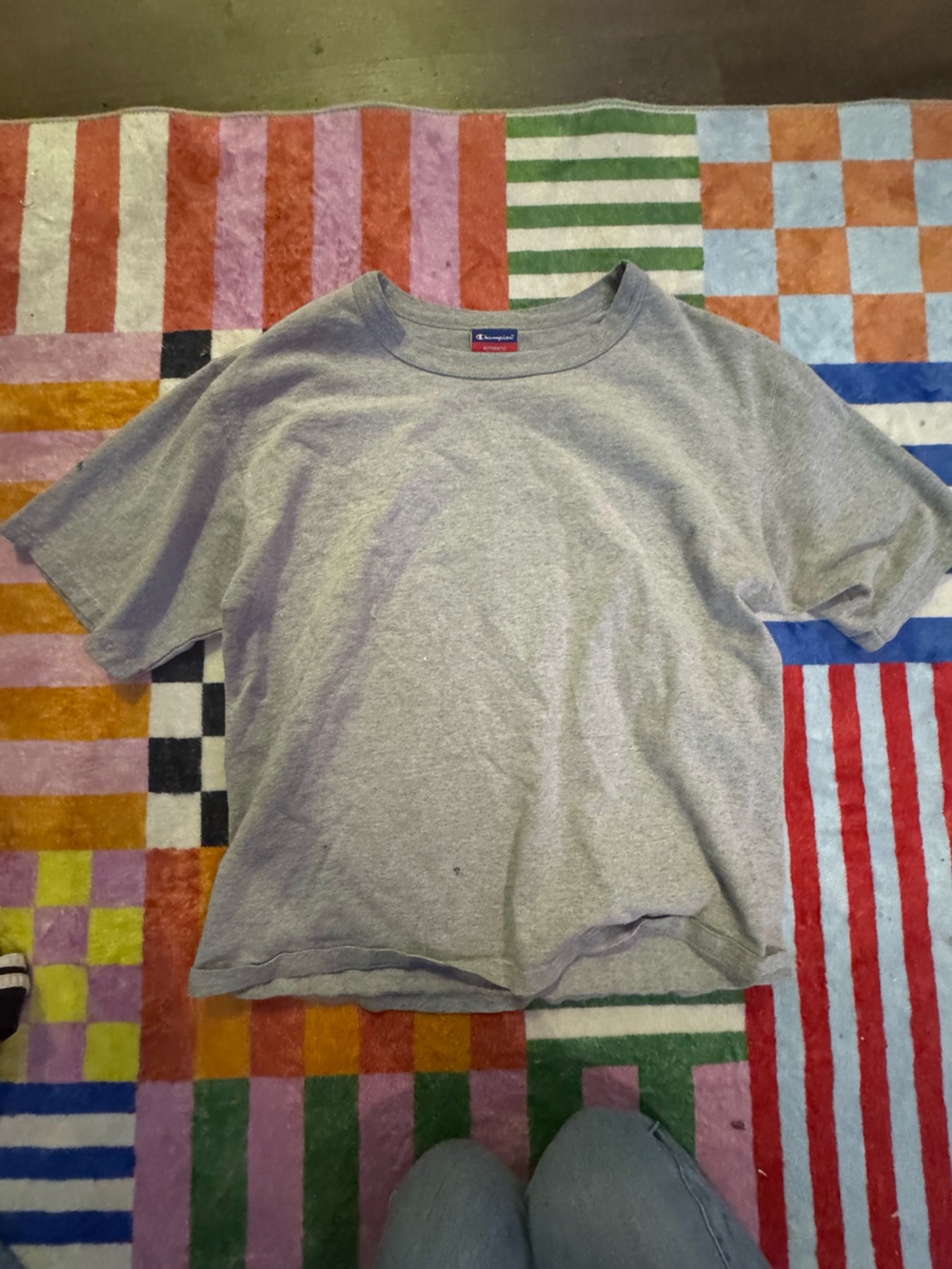 Champion Gray Crewneck T-Shirt millennials in medicine 💊